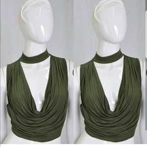 Army green top also in Black 2 separate tops